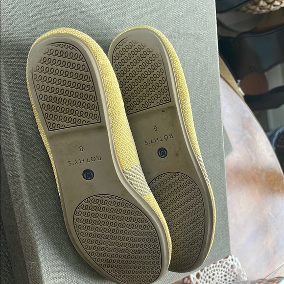 Rothy's Yellow Flats Comfortable Loafers - Picture 4 of 7